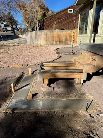 Project Transforming a Front Yard with a New Wooden Deck image