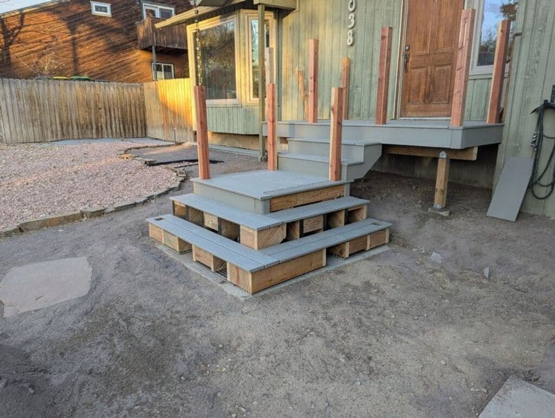 Project Crafting Sturdy Stairs for a Safe Entryway image